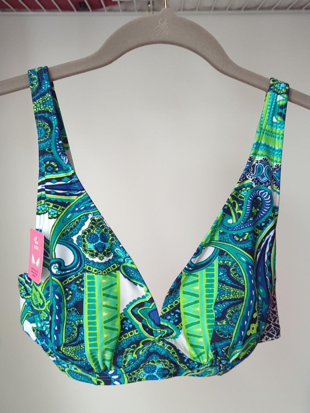 Maidenform Beach Bikini Top 36D NWT